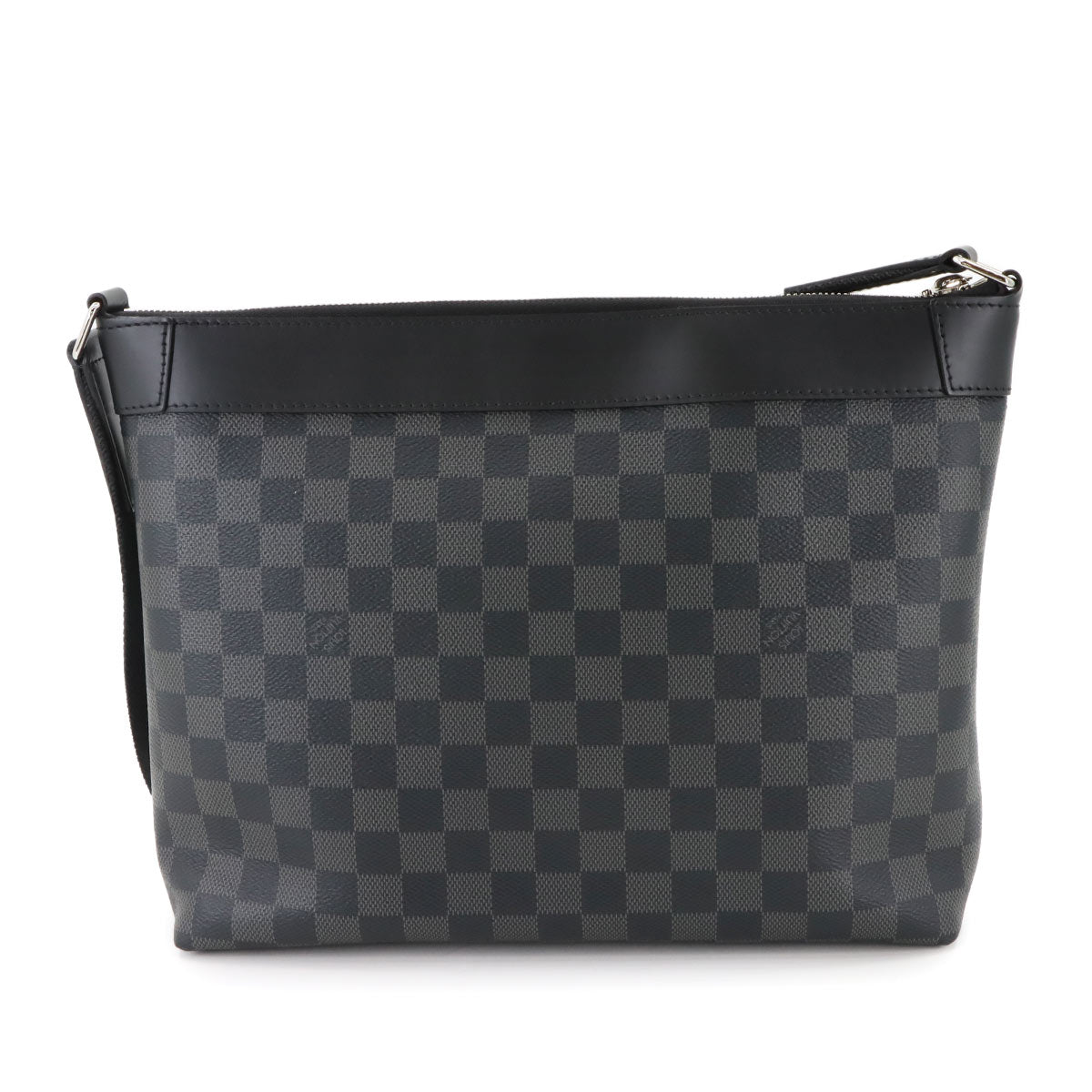 Damier Graphite Mick PM NM Shoulder Bag Black Gray N40003