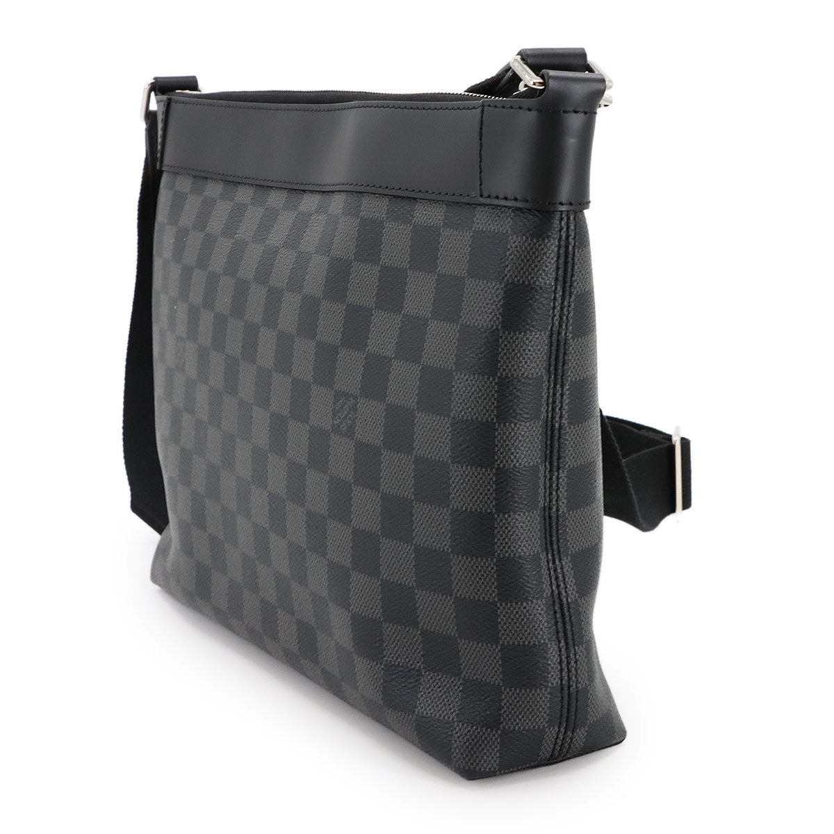 Damier Graphite Mick PM NM Shoulder Bag Black Gray N40003
