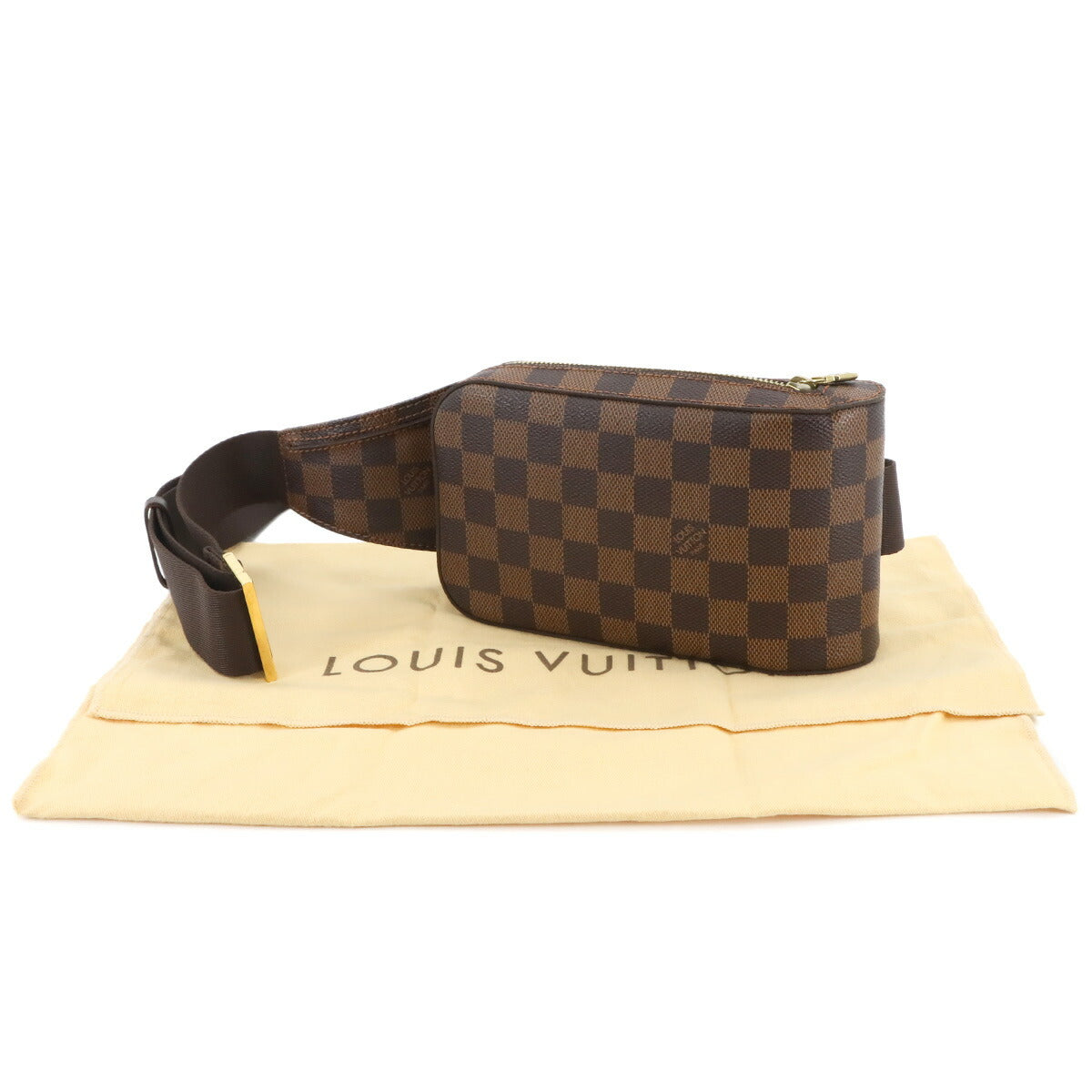 Damier Geronimos Crossbody Bag Ebene Brown N51994