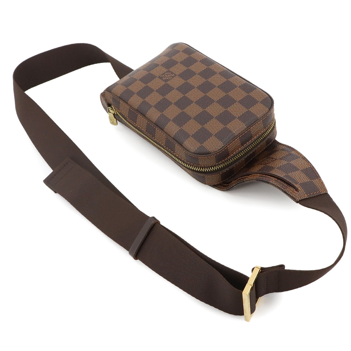 Damier Geronimos Crossbody Bag Ebene Brown N51994