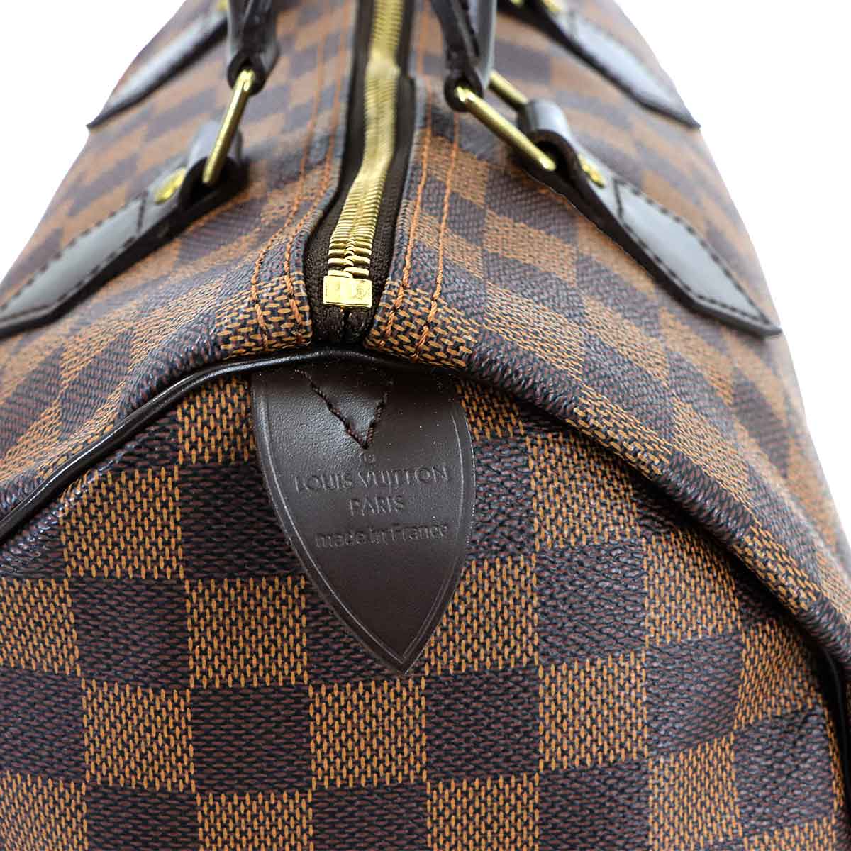 Damier Speedy 30 Hand Bag Ebene N41531 Brown Purse