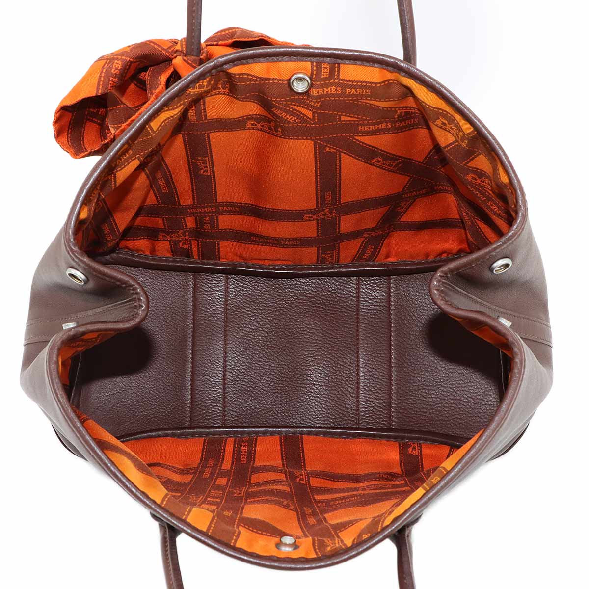 Garden Twilly 30 TPM Tote Bag Swift Leather Havane Purse