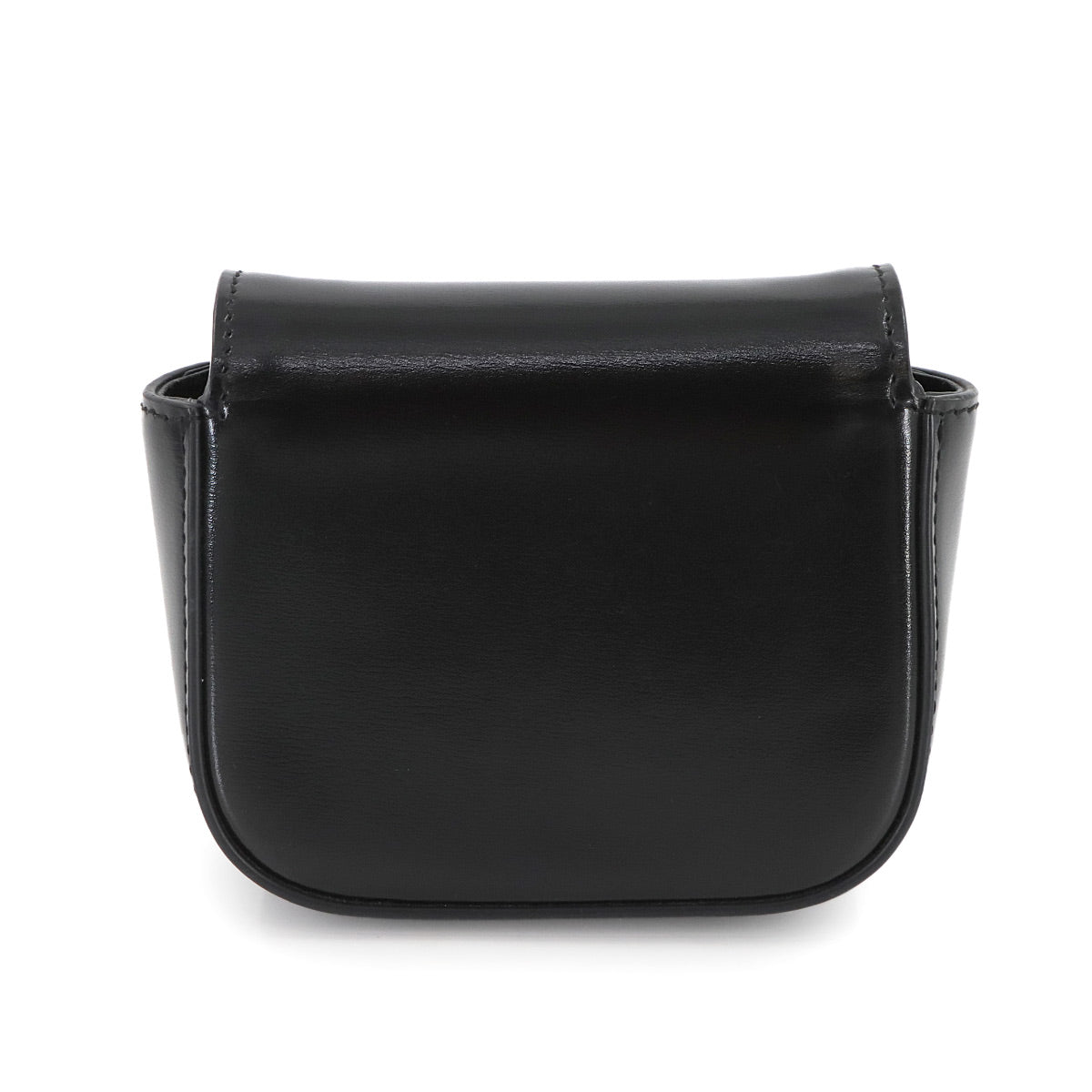 Triomphe Claude Mini Shoulder Bag Leather Black 10I513DPV