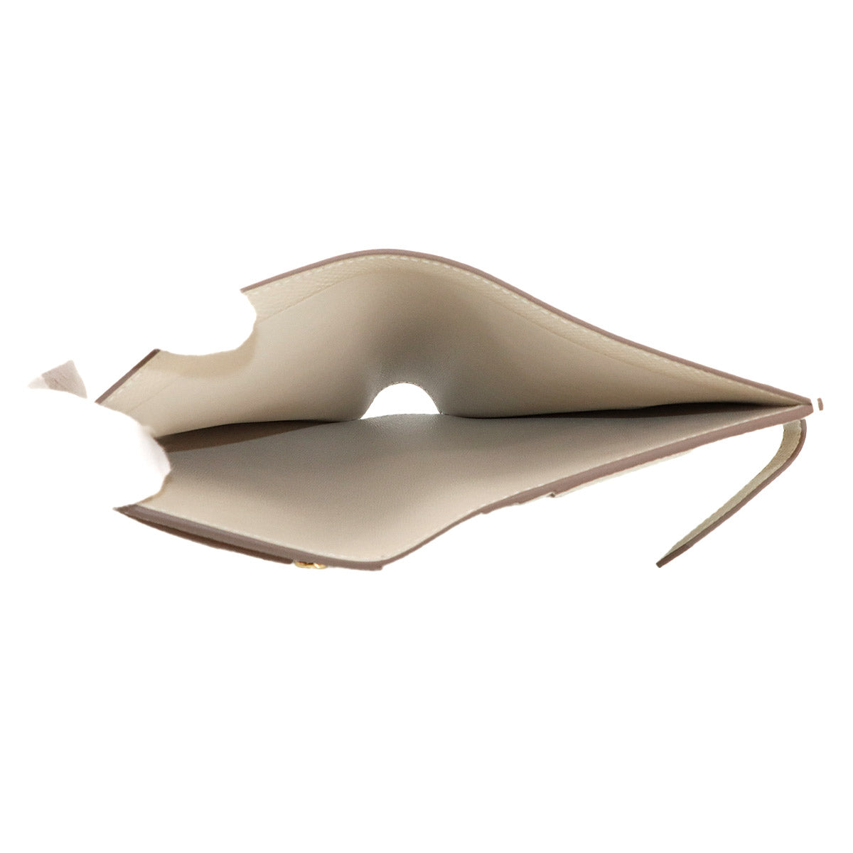 Bearn Compact Wallet Veau Epsom Leather Craie Purse