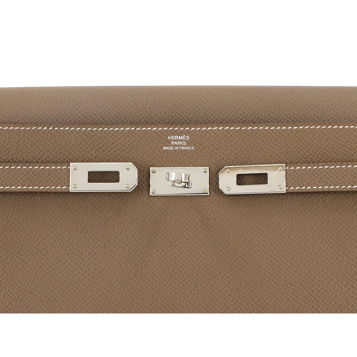 Kelly To Go Shoulder Wallet Epsom Etoupe Purse