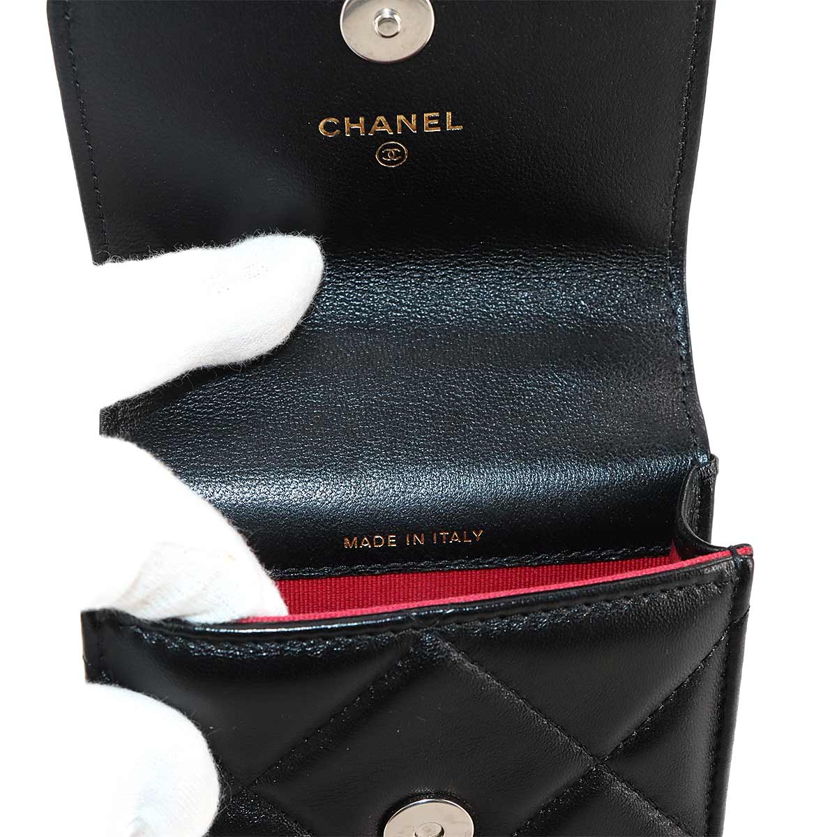 19 Mobile Phone Case Chain Shoulder Bag Leather Black AP1773