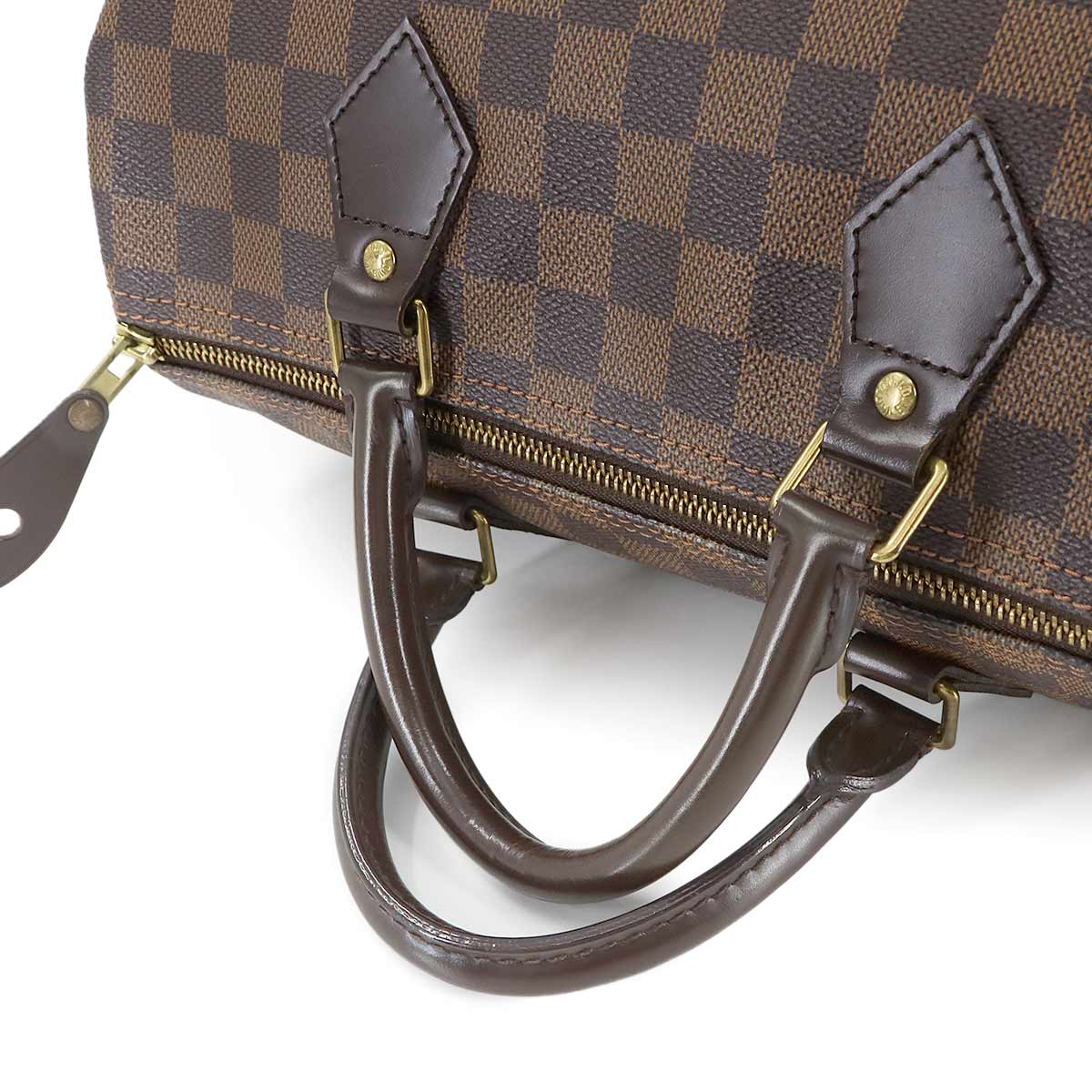Damier Speedy 30 Hand Bag Ebene N41531 Brown Purse