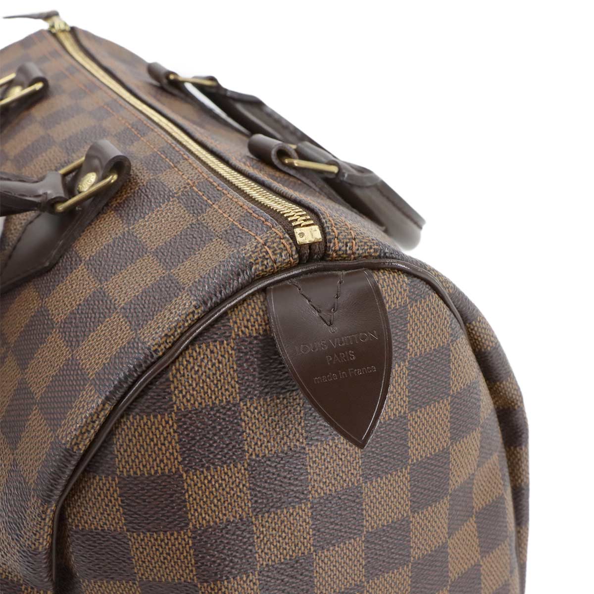 Damier Speedy 30 Hand Bag Ebene N41531 Brown Purse