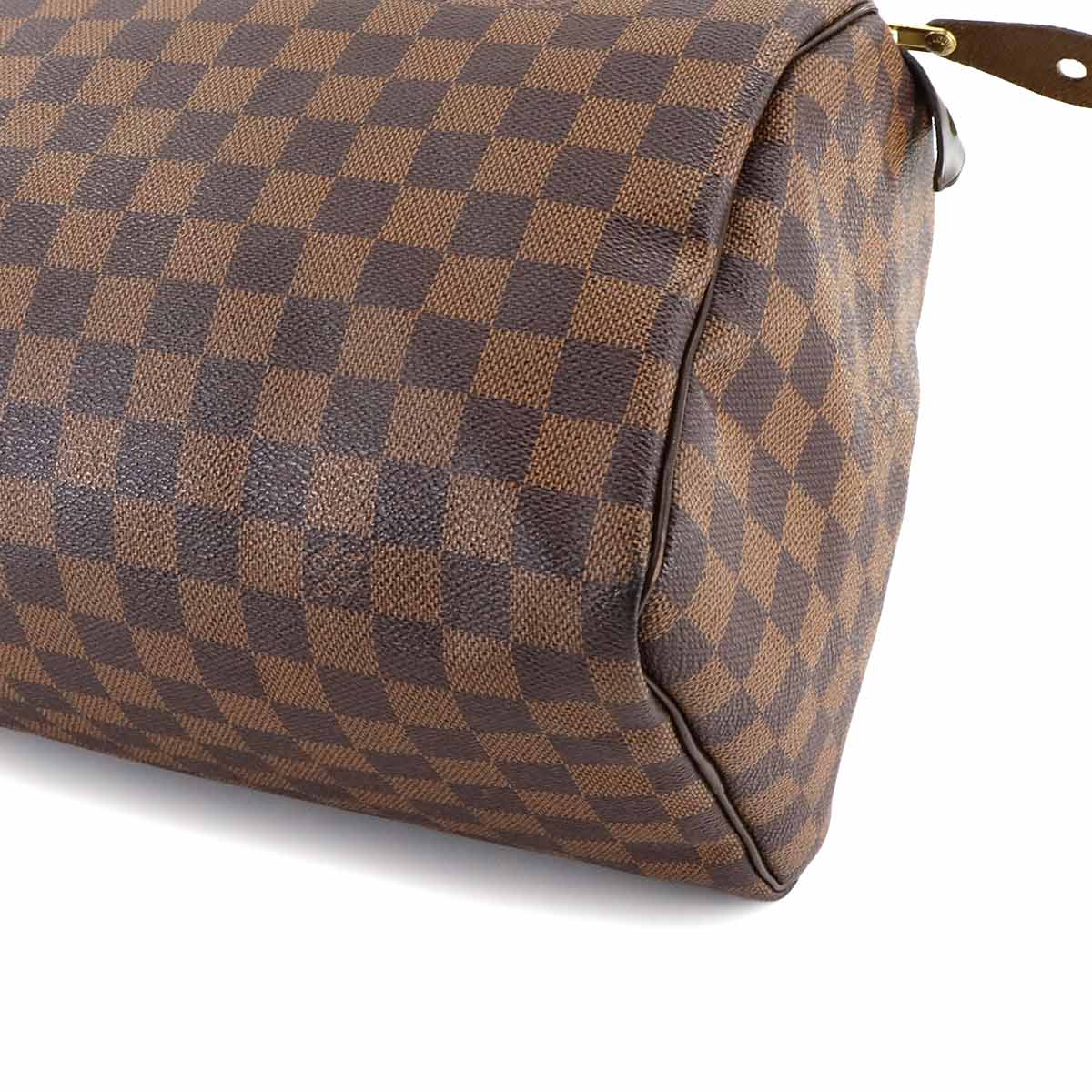 Damier Speedy 30 Hand Bag Ebene N41531 Brown Purse