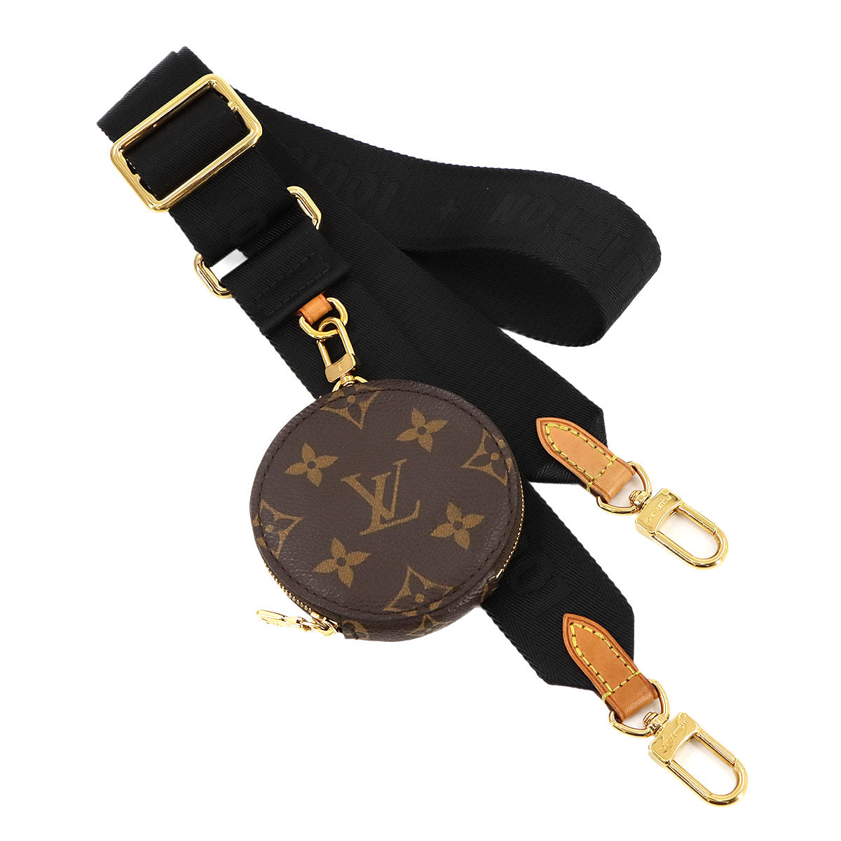 Shoulder Strap Coin Purse Nylon Monogram Canvas JO2487