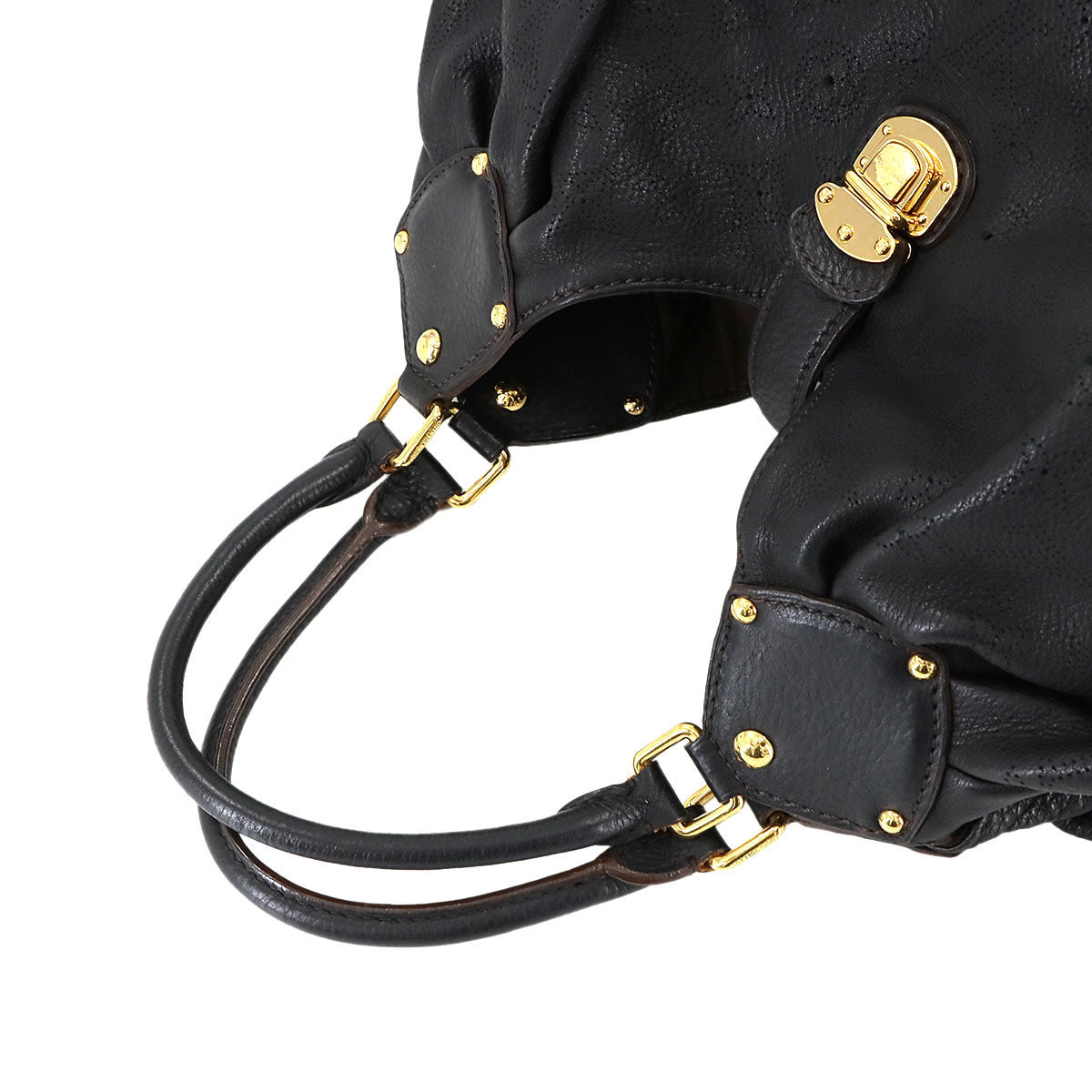 Mahina XL Shoulder Bag Leather Noir M95547 Black Purse