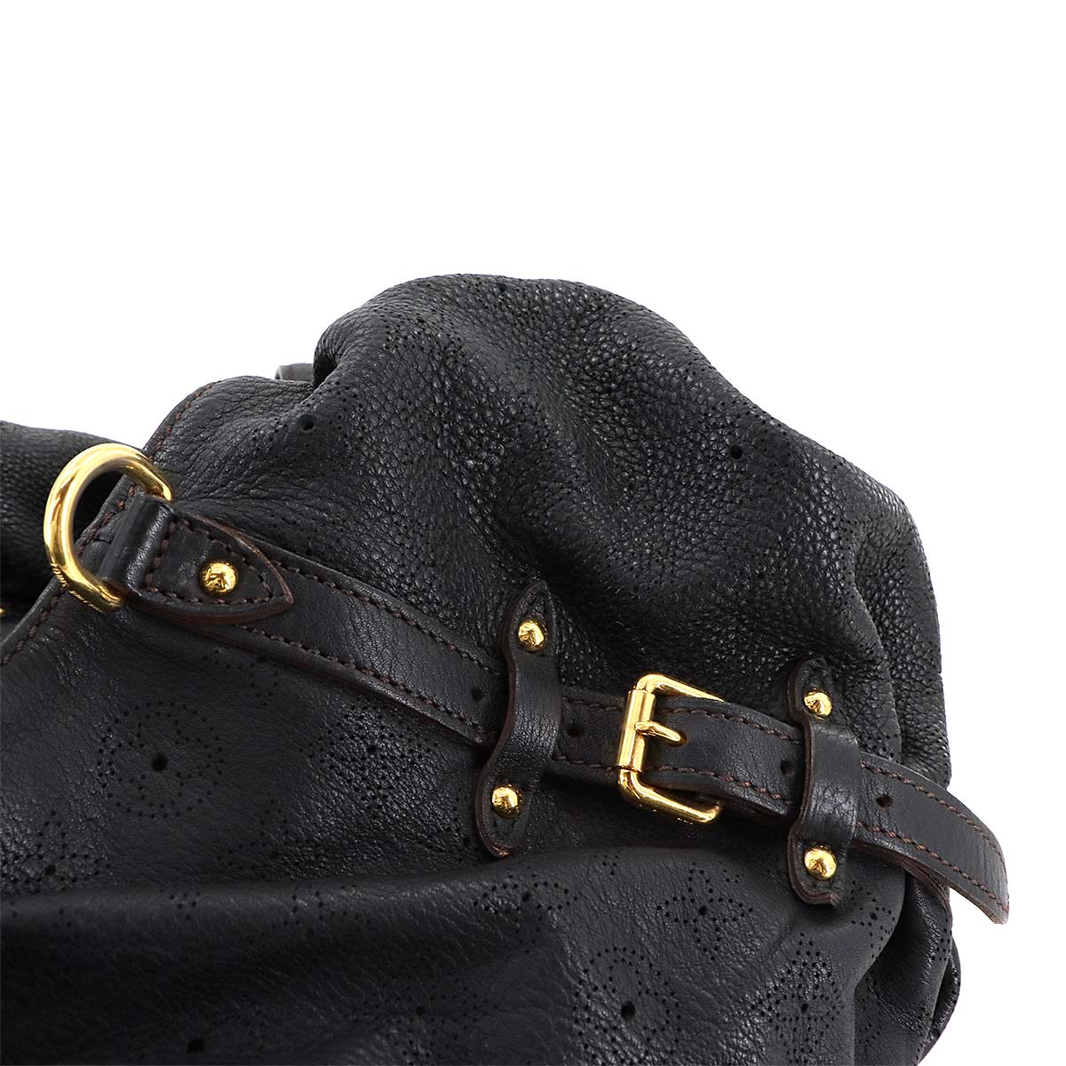 Mahina XL Shoulder Bag Leather Noir M95547 Black Purse