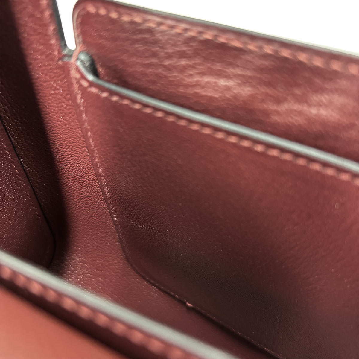 Octagon Shoulder Bag Epsom Rouge H Rocabar