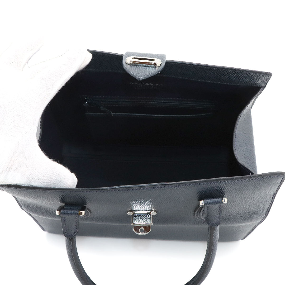 Orsay Horizon Hand Bag Leather Navy 30011S