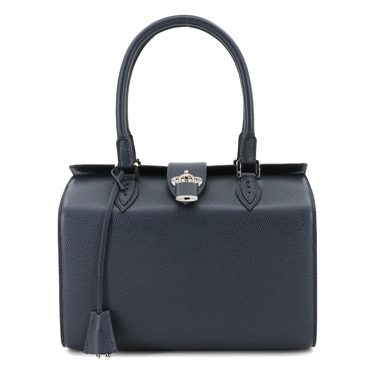 Orsay Horizon Hand Bag Leather Navy 30011S