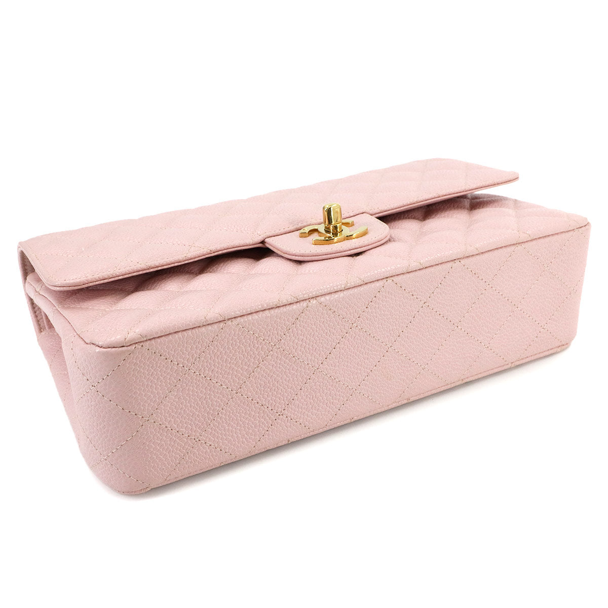 Matelasse 25 Chain Shoulder Bag Leather Pink A01112 Purse