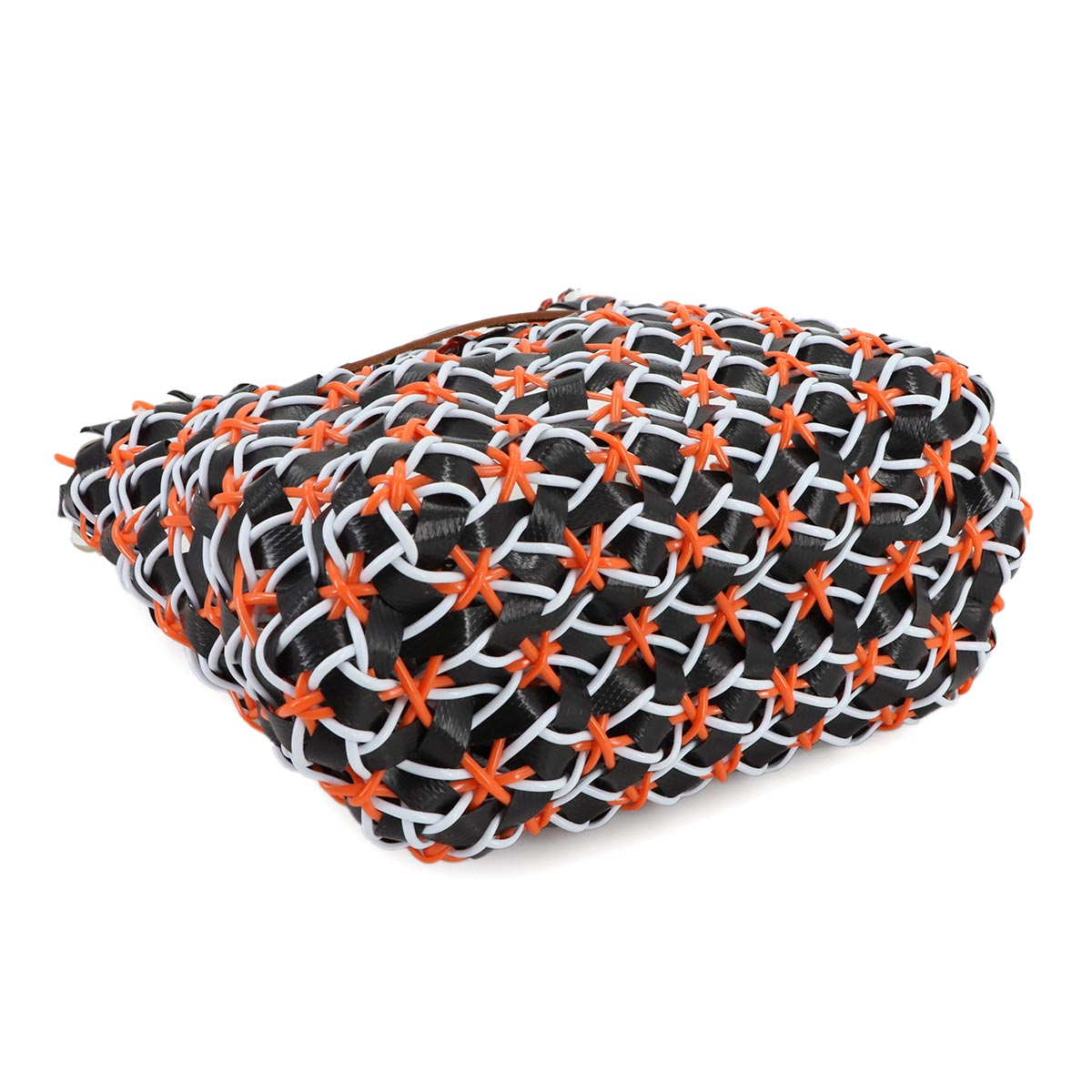 Marni Market Cake Basket Hand Bag Polypropylene Black