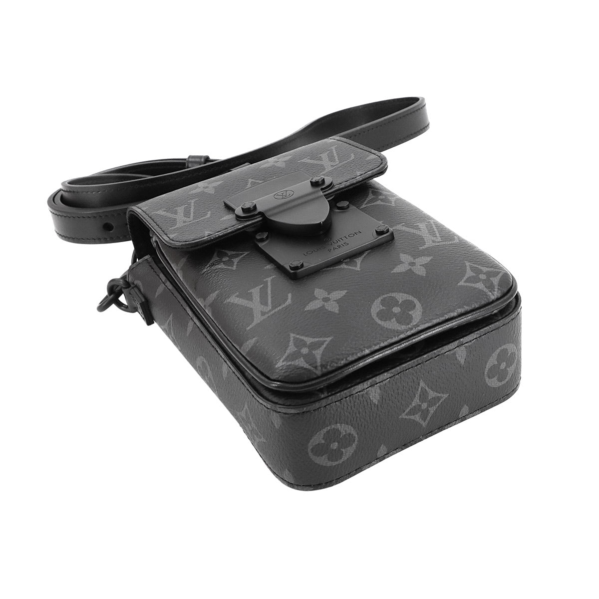 Monogram Eclipse S-Lock Vertical Wearable Wallet