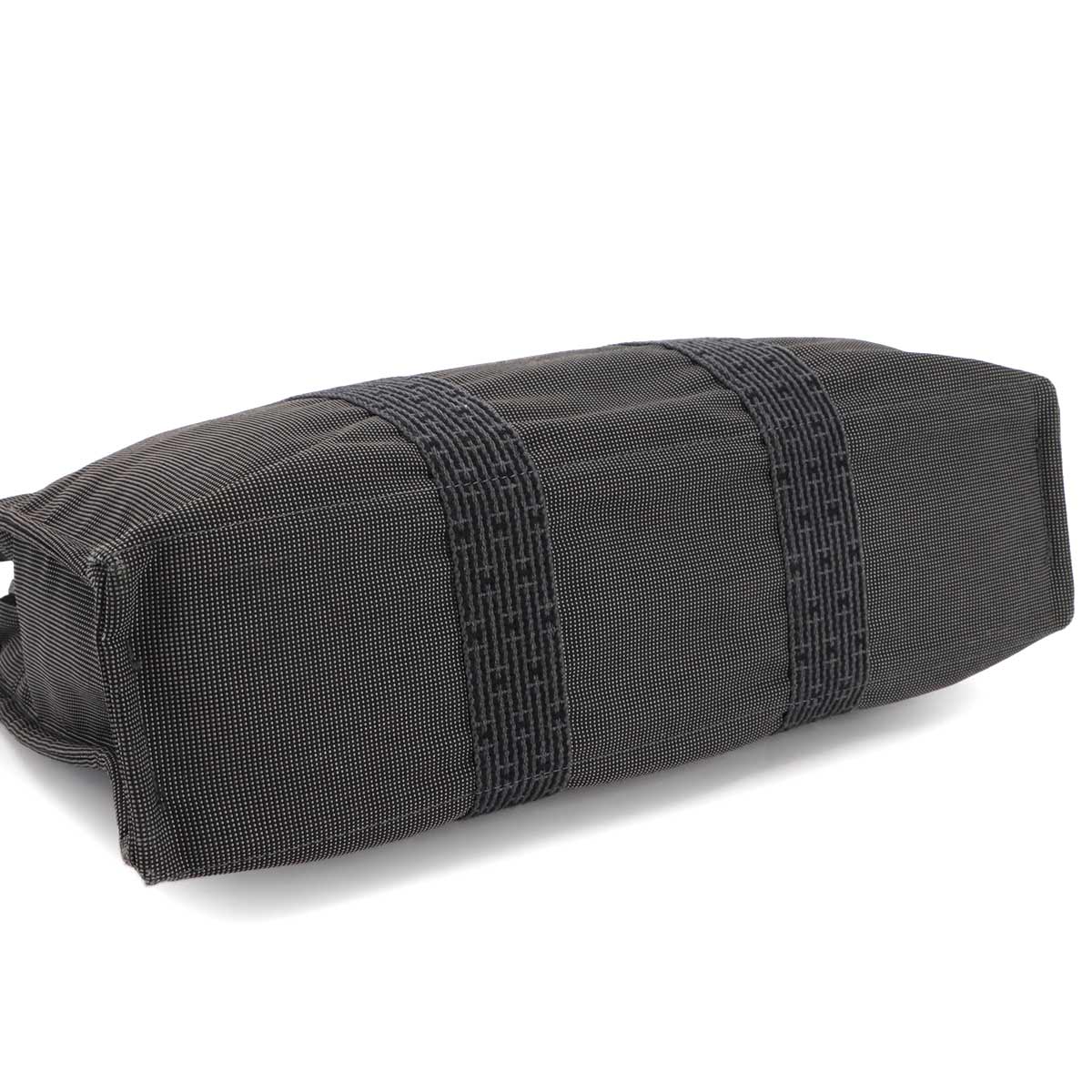 Herline Tote MM Bag Canvas Gray Unisex Purse