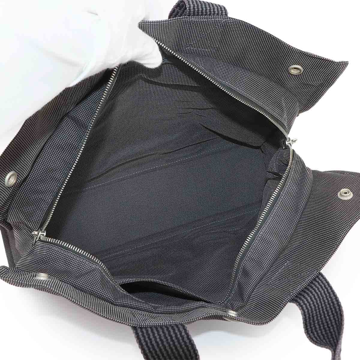 Herline Tote MM Bag Canvas Gray Unisex Purse