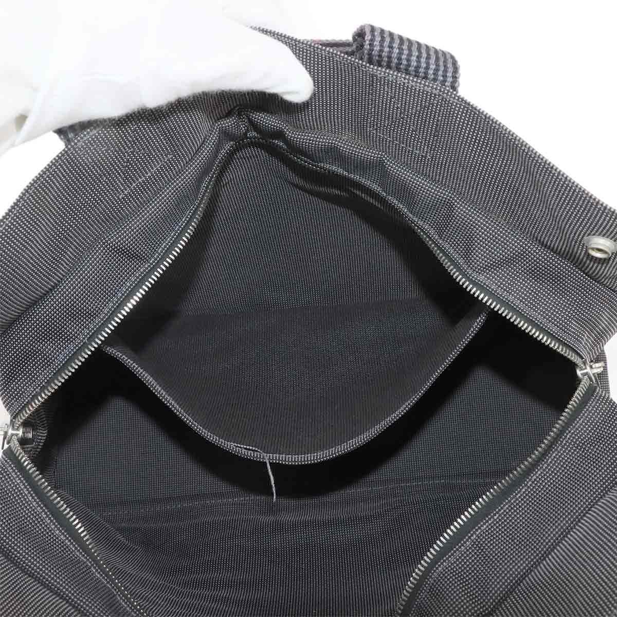 Herline Tote MM Bag Canvas Gray Unisex Purse