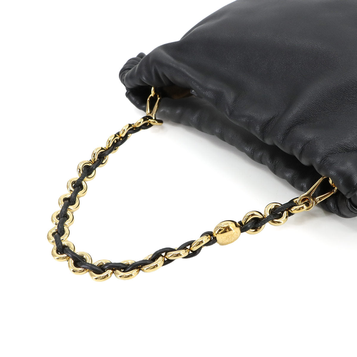 Flamenco Purse Mini Hand Shoulder Bag Leather Black Purse