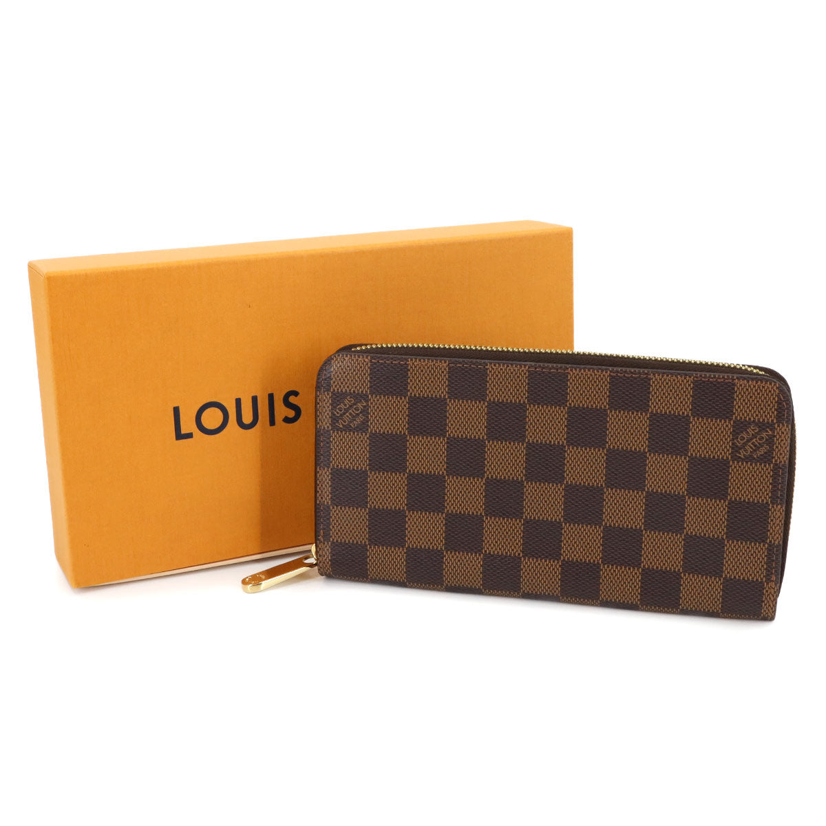 Damier Zippy Wallet Ebene Rose Ballerine N60046