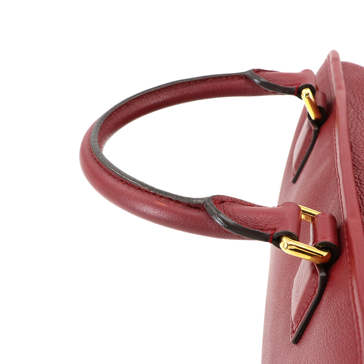 Amazona 28 Year of the Dragon Hand Bag Leather Red Anagram