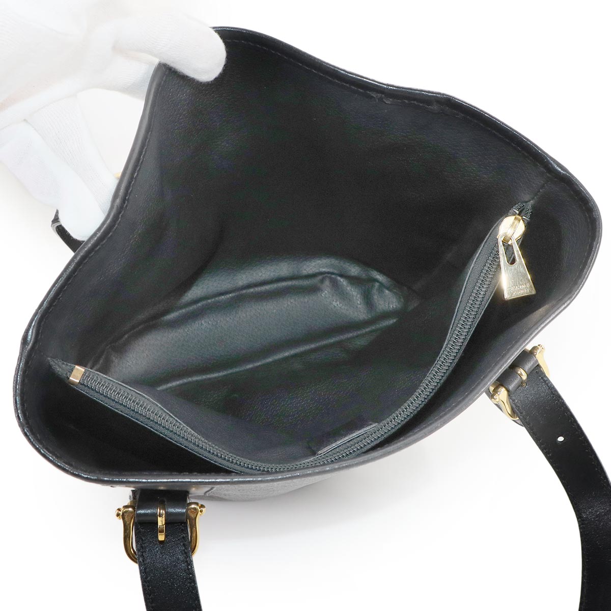 Macadam Tote Bag PVC Leather Black Brown Vintage Purse