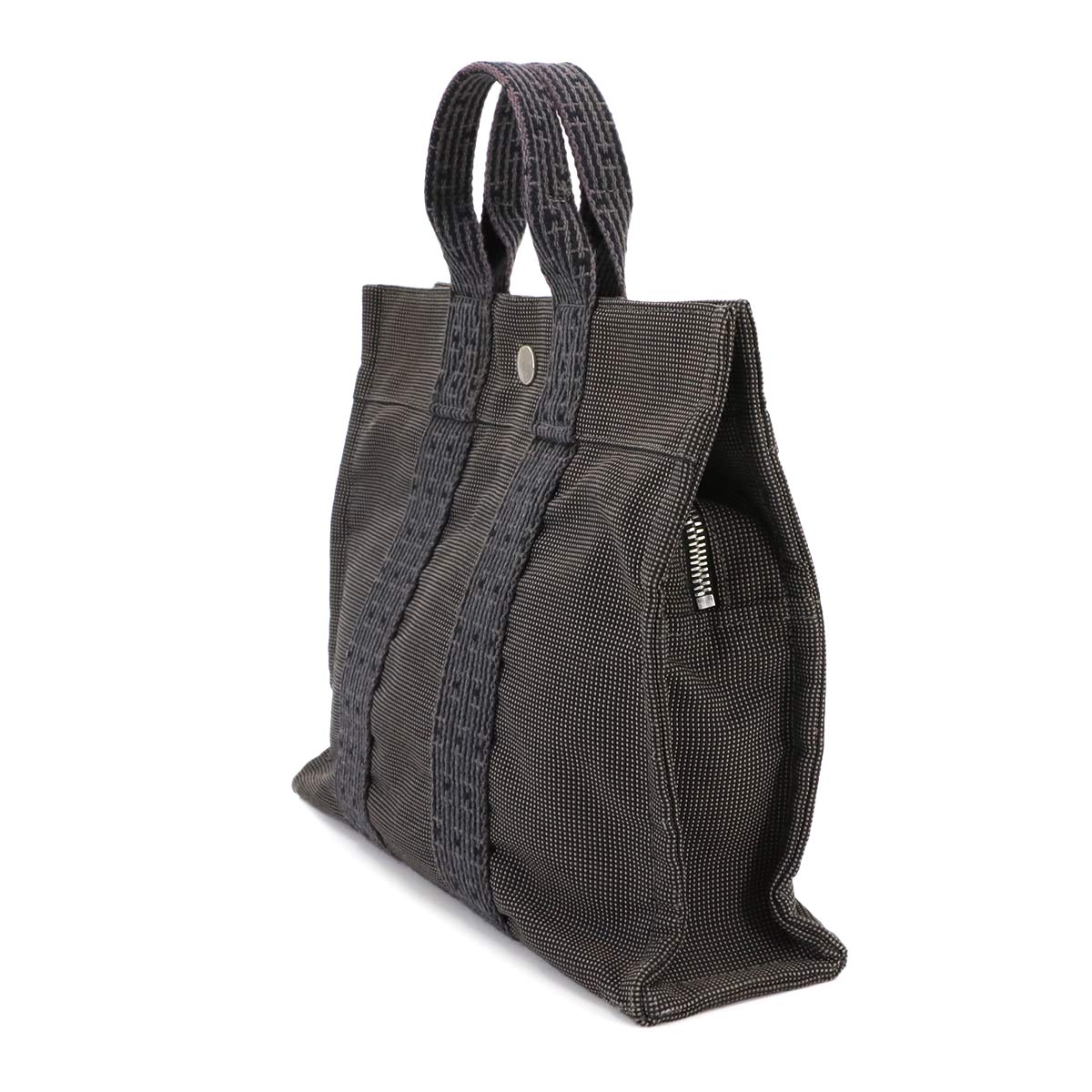 Herline tote PM Bag Canvas Gray Unisex Purse