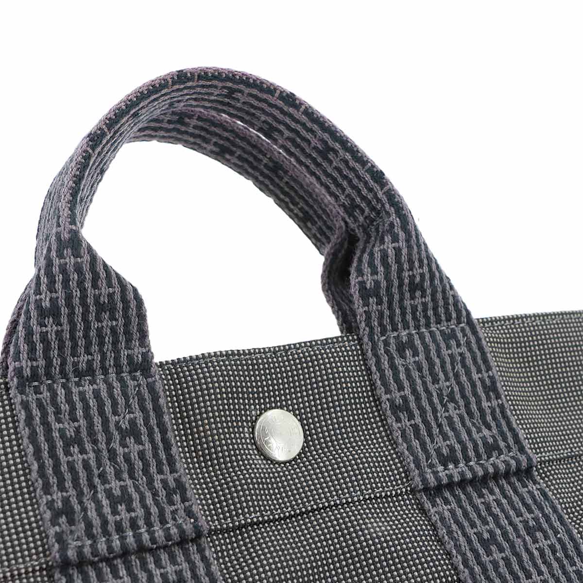 Herline tote PM Bag Canvas Gray Unisex Purse