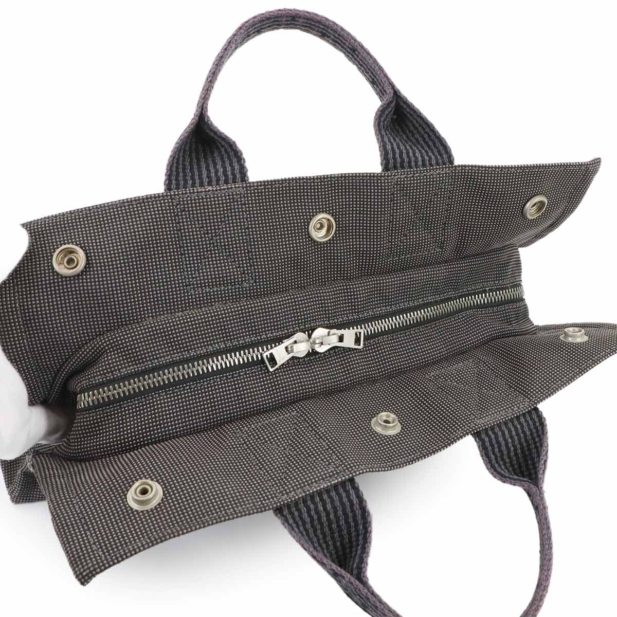 Herline tote PM Bag Canvas Gray Unisex Purse