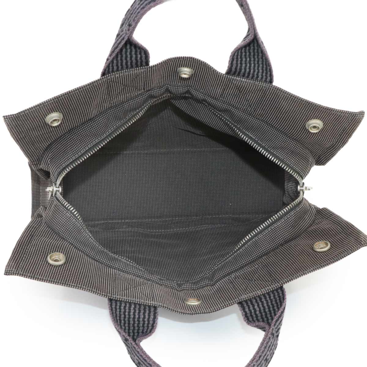 Herline tote PM Bag Canvas Gray Unisex Purse