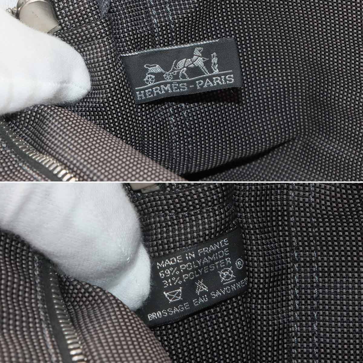 Herline tote PM Bag Canvas Gray Unisex Purse