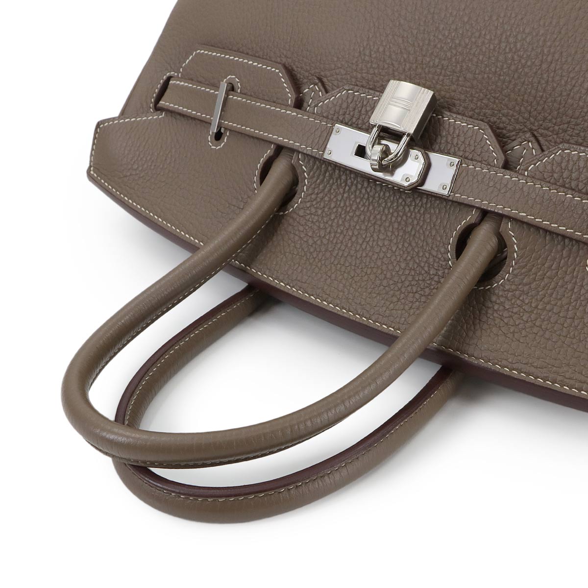 Birkin 35 Togo Etoupe Hand Bag Purse Beige