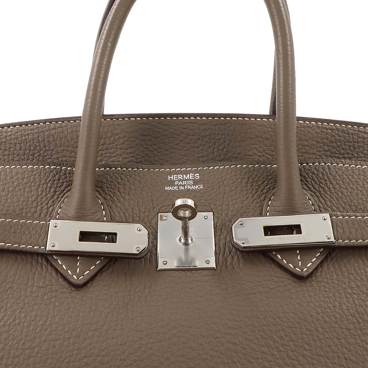Birkin 35 Togo Etoupe Hand Bag Purse Beige