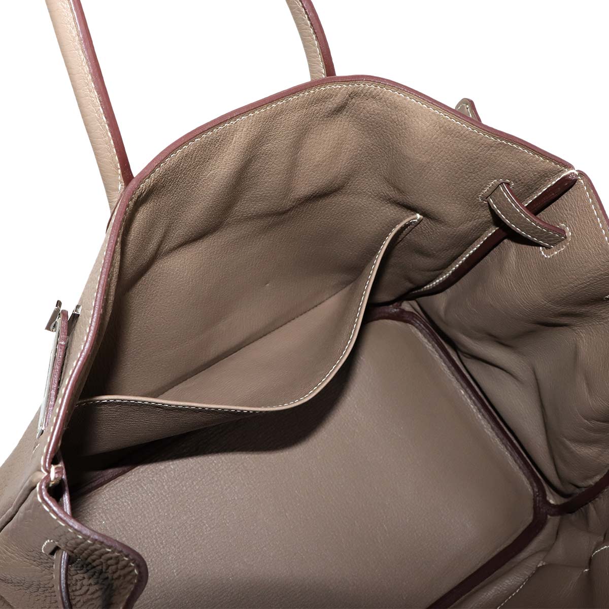 Birkin 35 Togo Etoupe Hand Bag Purse Beige