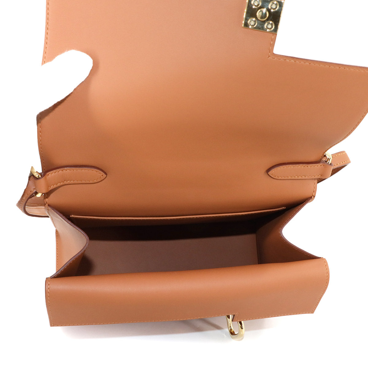 Boucle Sellier Shoulder Bag Swift Gold Purse