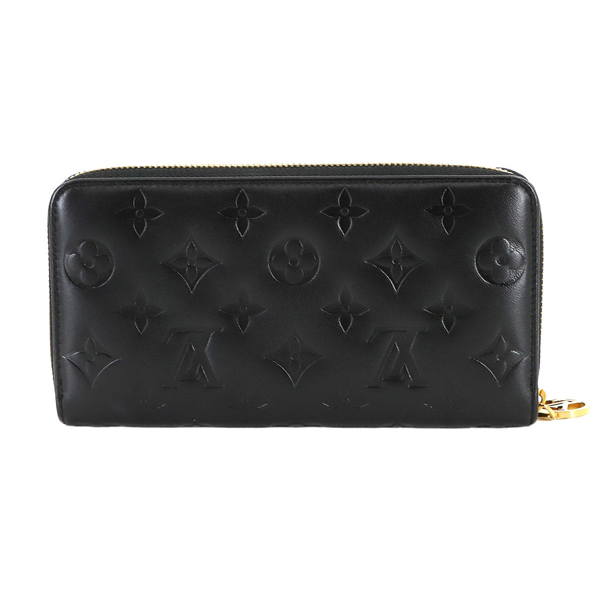Monogram Coussin Zippy Wallet Leather Noir M81510 Purse