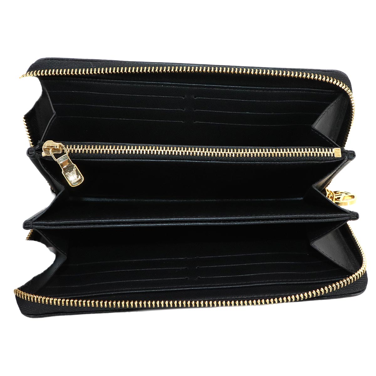 Monogram Coussin Zippy Wallet Leather Noir M81510 Purse