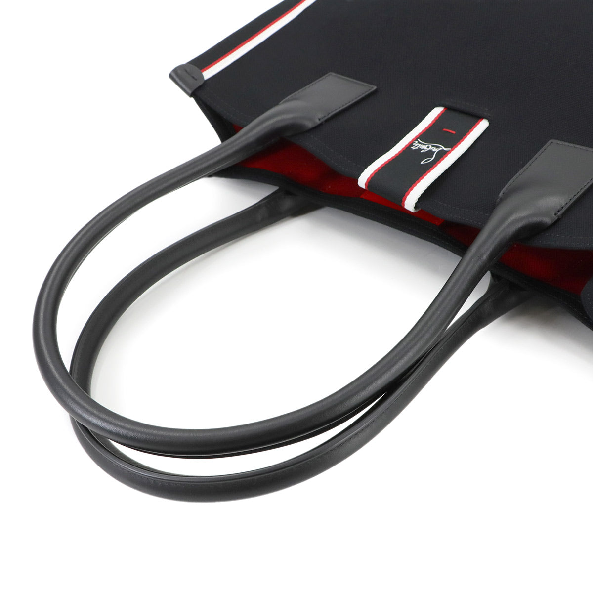 Nastroloubi Medium Tote Bag Nylon Leather Black