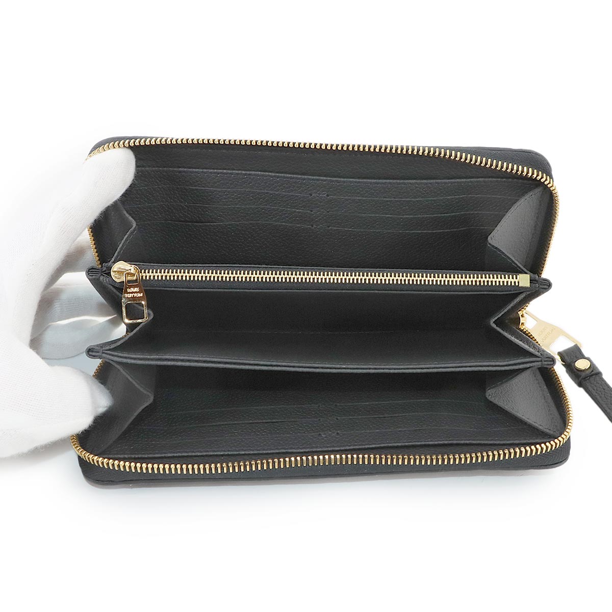 Monogram Empreinte Zippy Wallet Leather Noir M61864