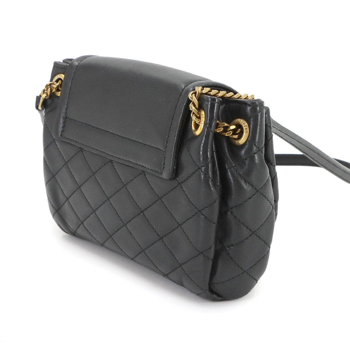 Monogram Mini NOLITA Shoulder Bag Leather Black 672738