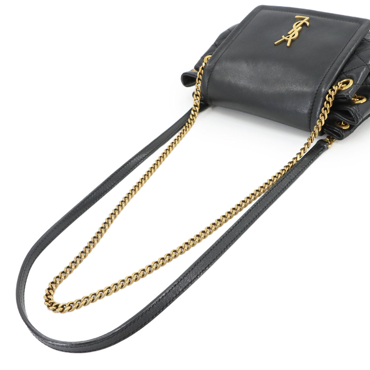 Monogram Mini NOLITA Shoulder Bag Leather Black 672738