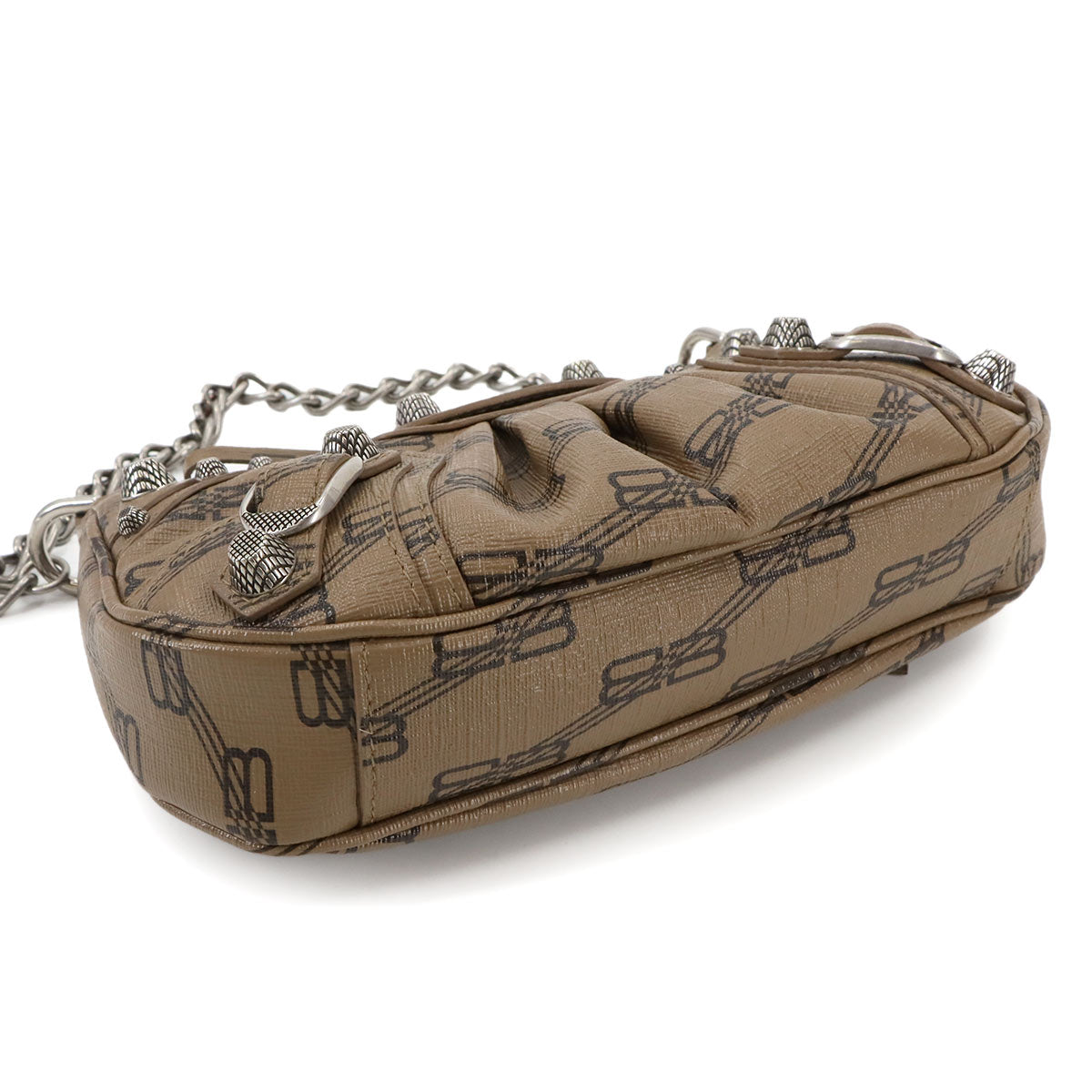 BB Monogram Le Cagole Mini Hand Shoulder Bag Brown 695814