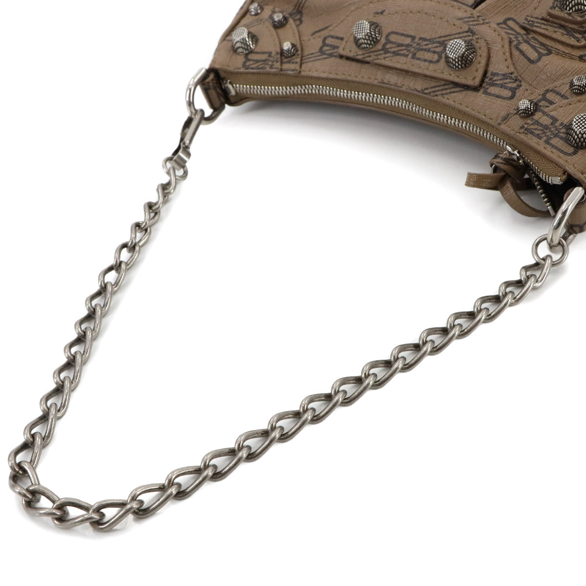 BB Monogram Le Cagole Mini Hand Shoulder Bag Brown 695814