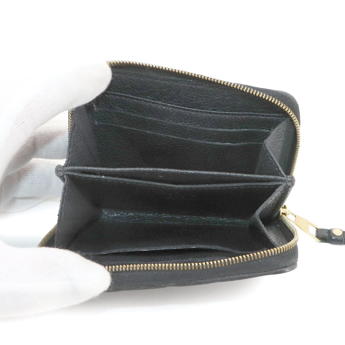 Monogram Empreinte Zippy Coin Purse Coin Case Noir M60574