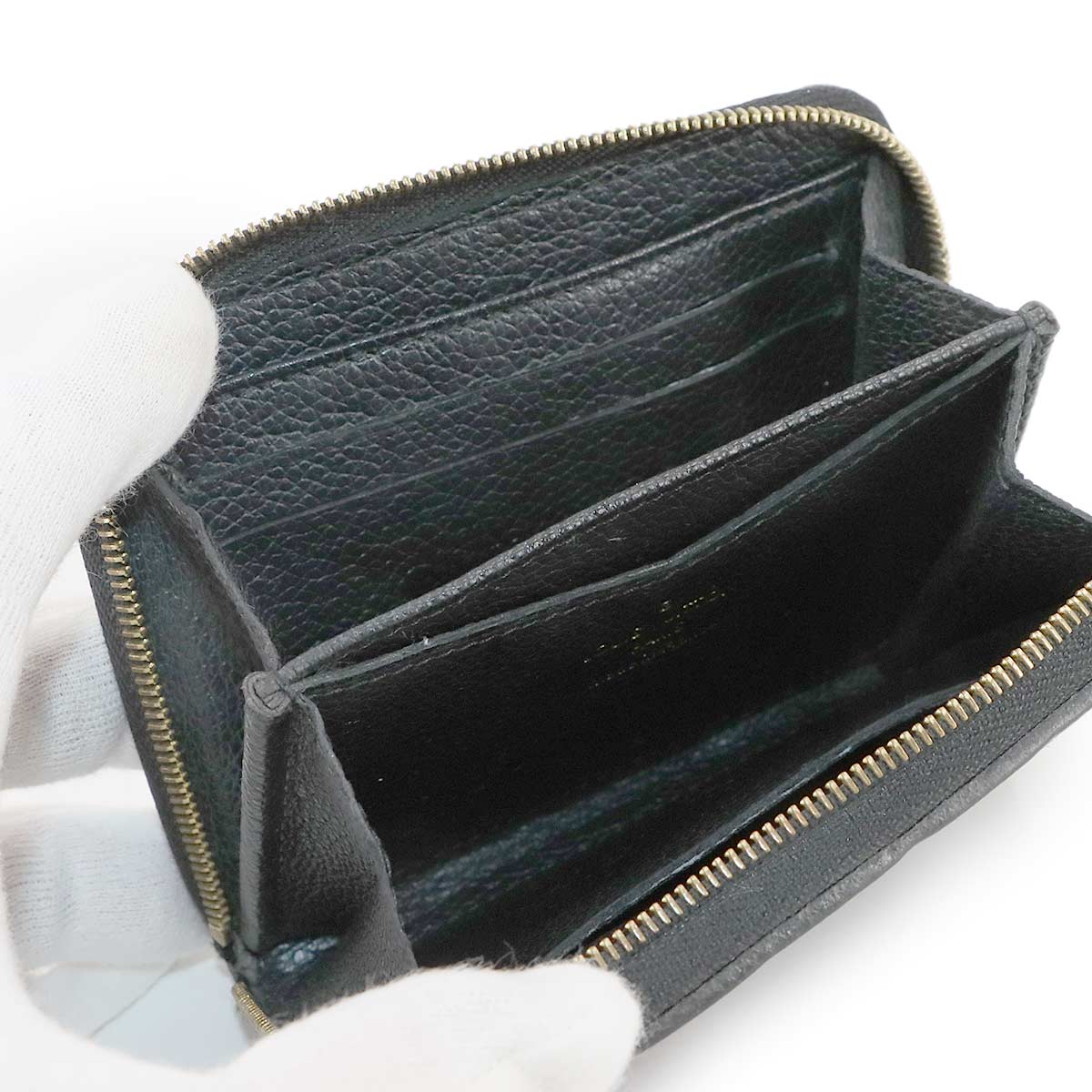 Monogram Empreinte Zippy Coin Purse Coin Case Noir M60574