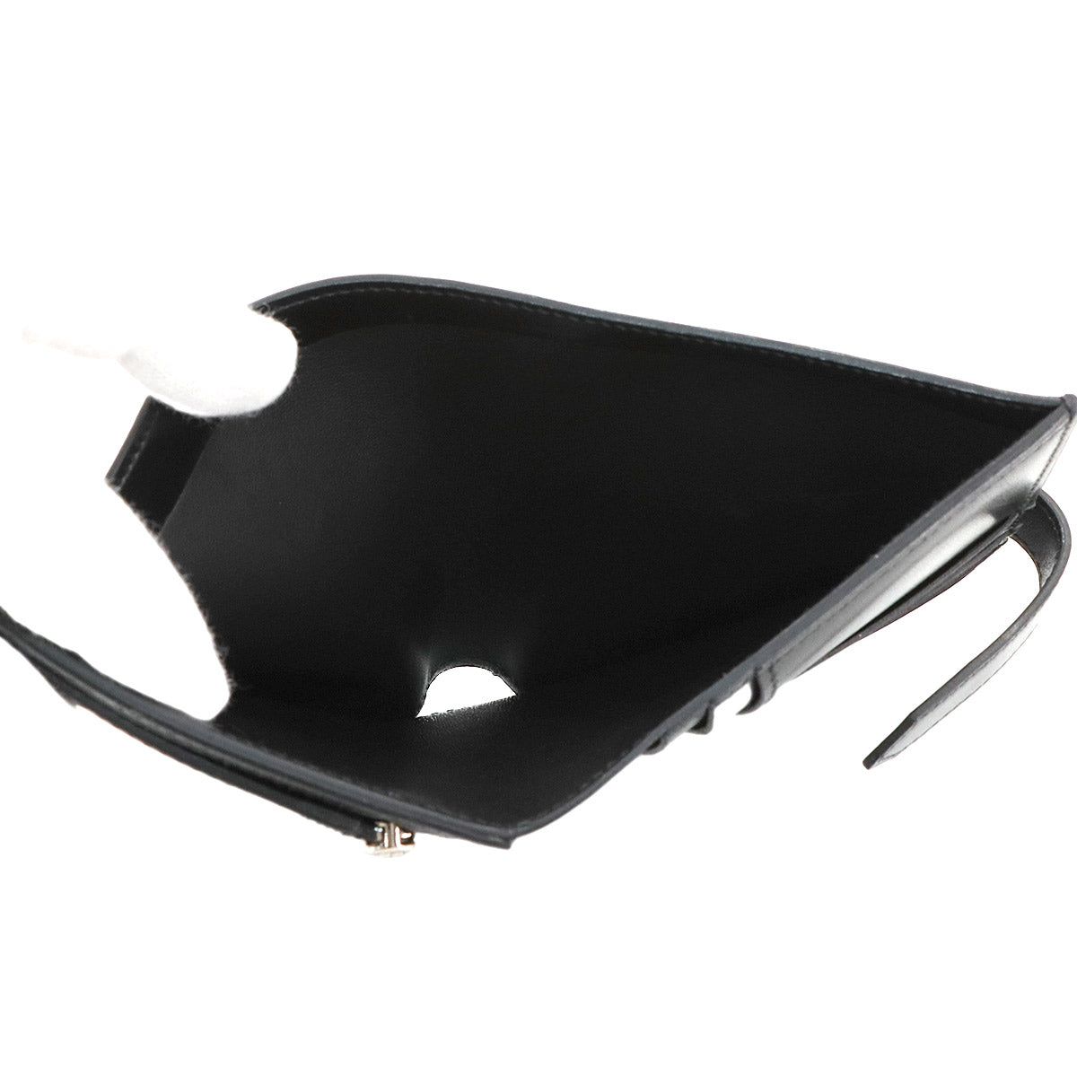 So Black Bearn Compact Wallet Monochrome Box calf Purse