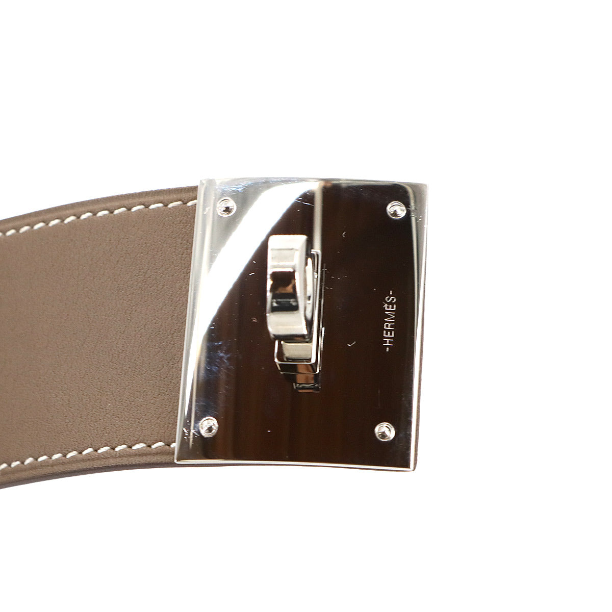 Kelly Dog Bracelet Bangle Veau Swift Etoupe Accessories